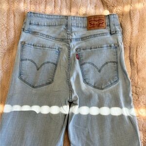 Levi light wash bootcut jeans
